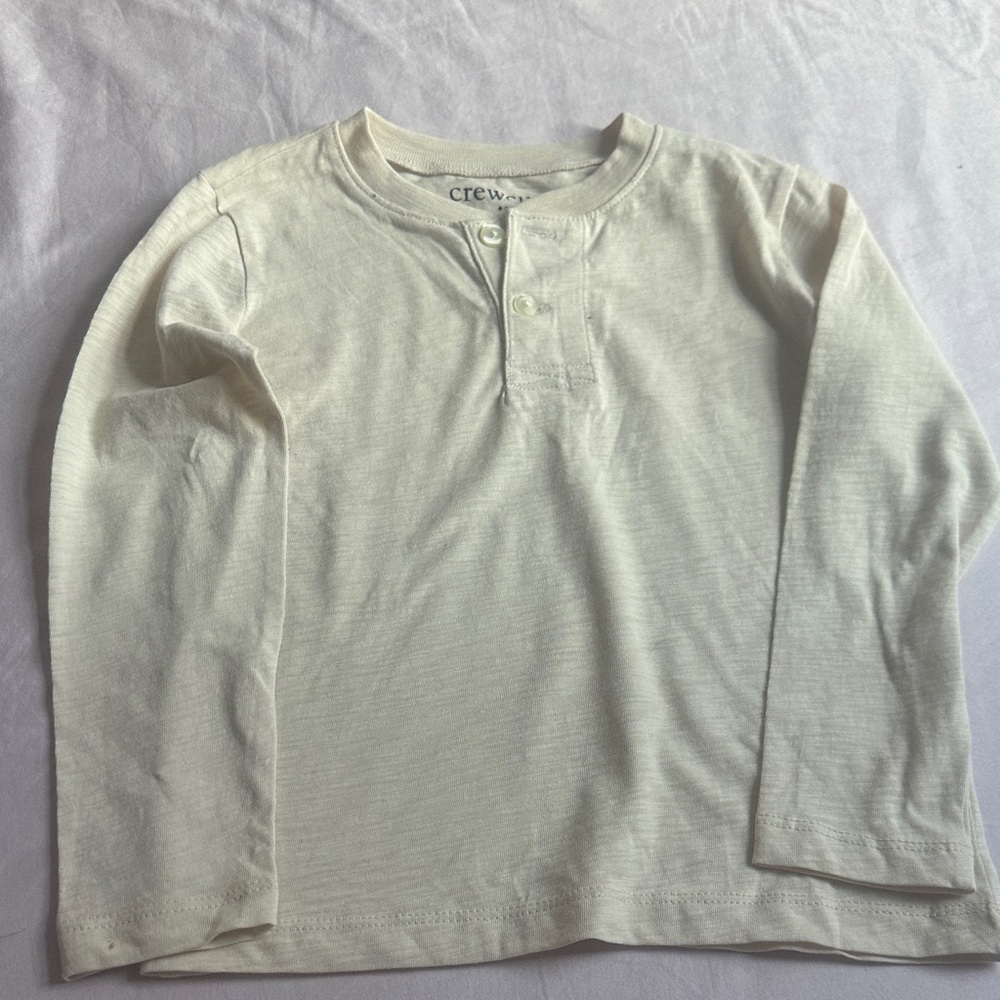 Crewcuts Ivory Henley Long Sleeve
